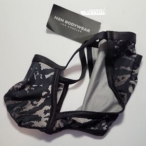 Men's Black and Gray Briefs